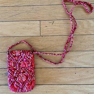 RHODE Vibrant Red Patterned Crossbody Bag